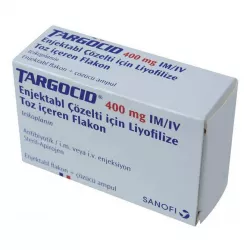 Таргоцид (Тейкопланин) флаконы 400мг №1 фото