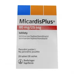 Микардис плюс 80 мг+ 25 мг таб. №28 фото